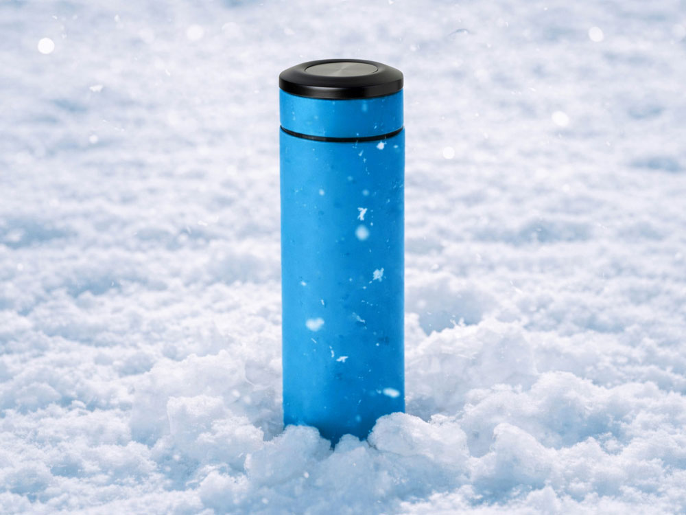 Термос Confident с покрытием soft-touch