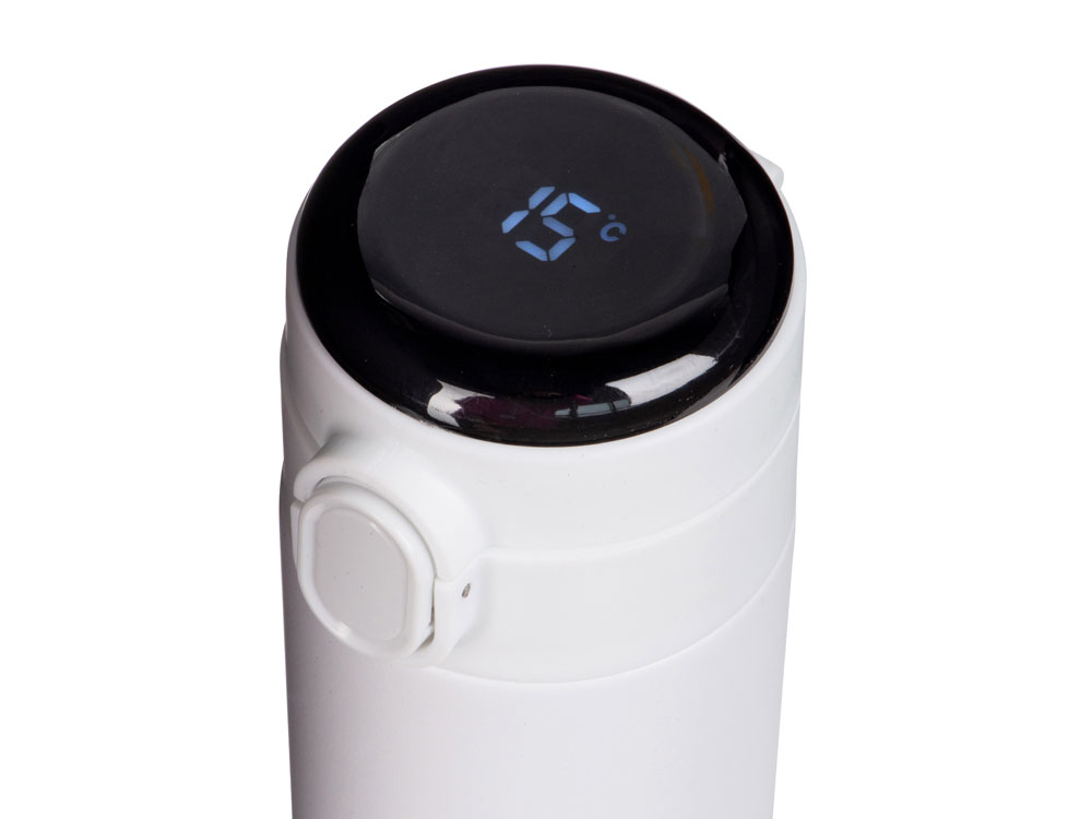 Вакуумная термокружка с индикатором и медной изоляцией Bravo, тубус, 400 мл