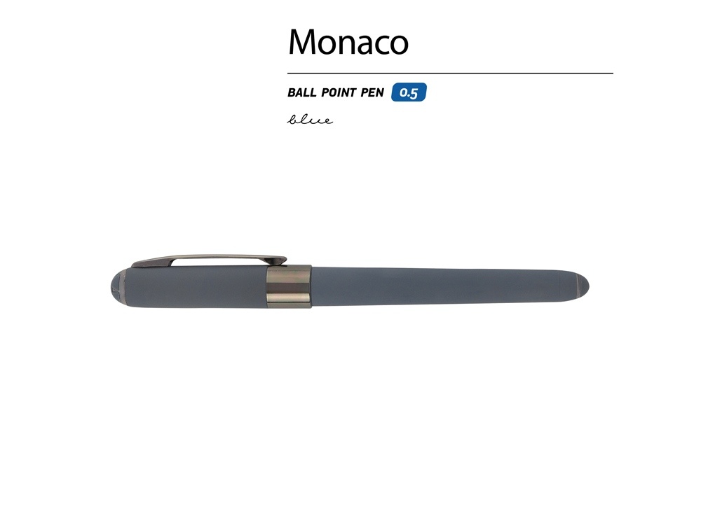 Ручка пластиковая шариковая Monaco