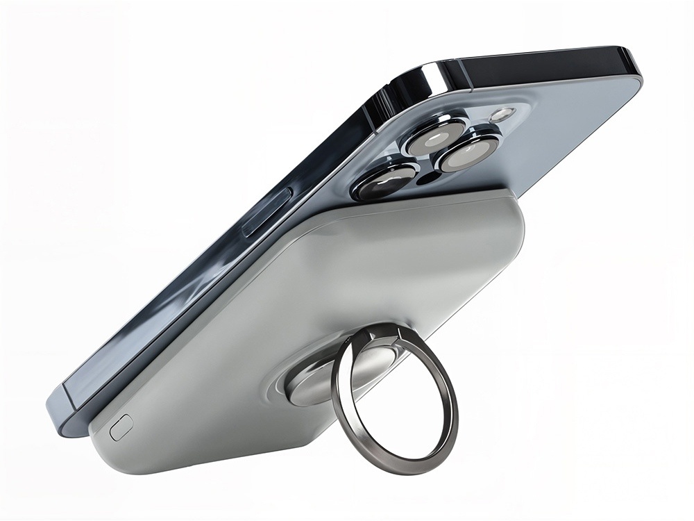 Магнитный беспроводной внешний аккумулятор с быстрой зарядкой QC/PD 20 Вт MagnetIQ, 5000 mAh