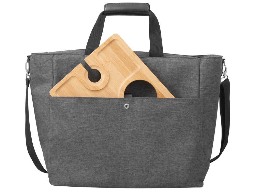 Набор для пикника Fabar сумка-холодильник и бамбуковый столик на ножках