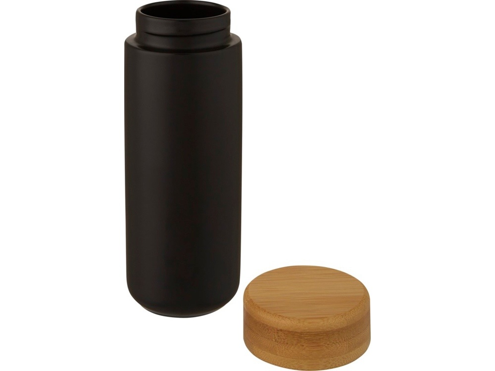 Керамическая кружка Lumi с бамбуковой крышкой