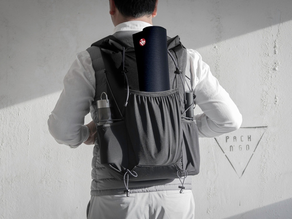 Складывающийся рюкзак-мессенджер Venturer Eco для ноутбука 16