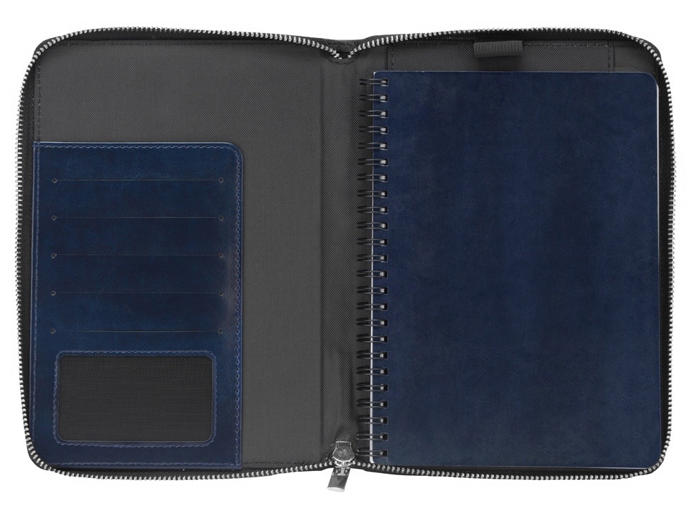 Бизнес-блокнот на молнии А5 Fabrizio с RFID защитой