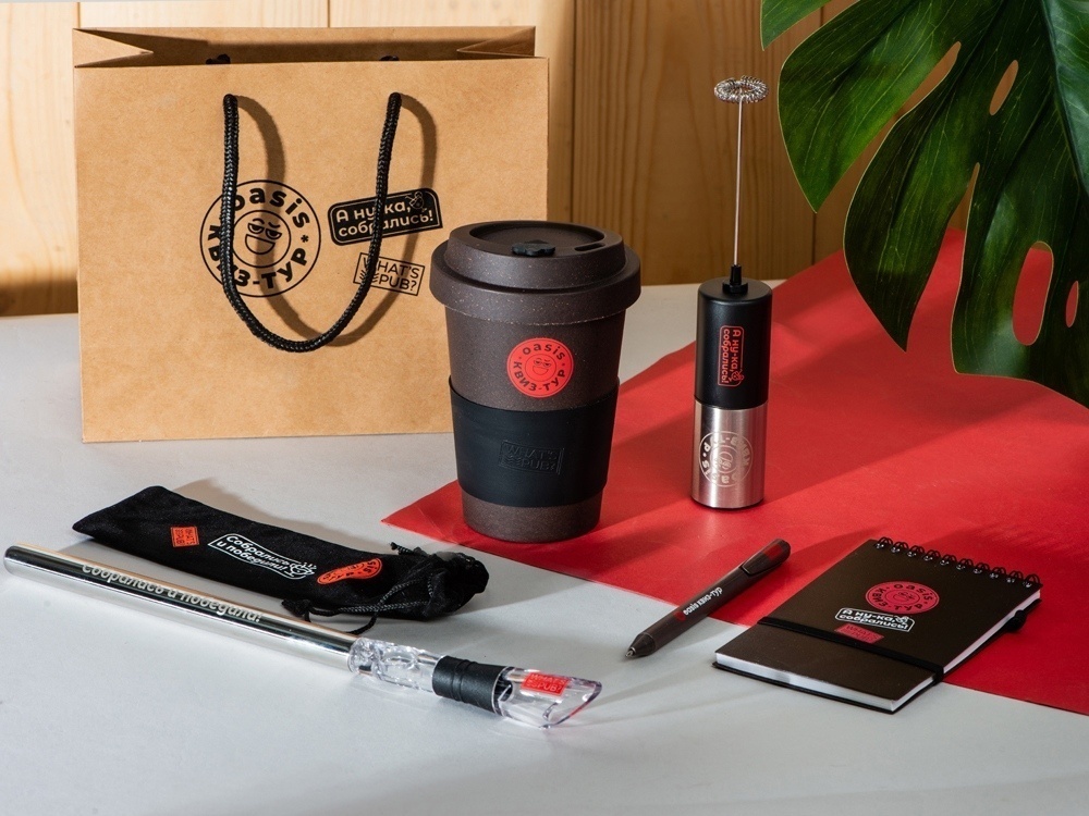 Блокнот Kaffi S с обложкой из кофе и пластика