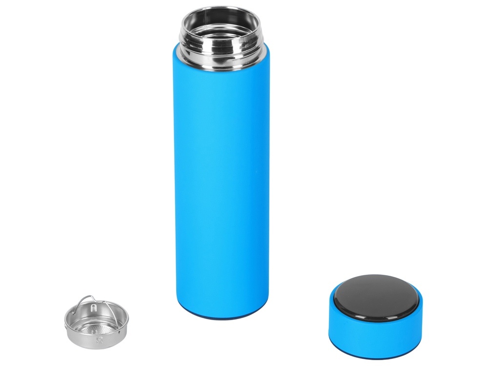 Вакуумный термос Module X с индикатором температуры и медной изоляцией, 500 мл, крафтовый тубус