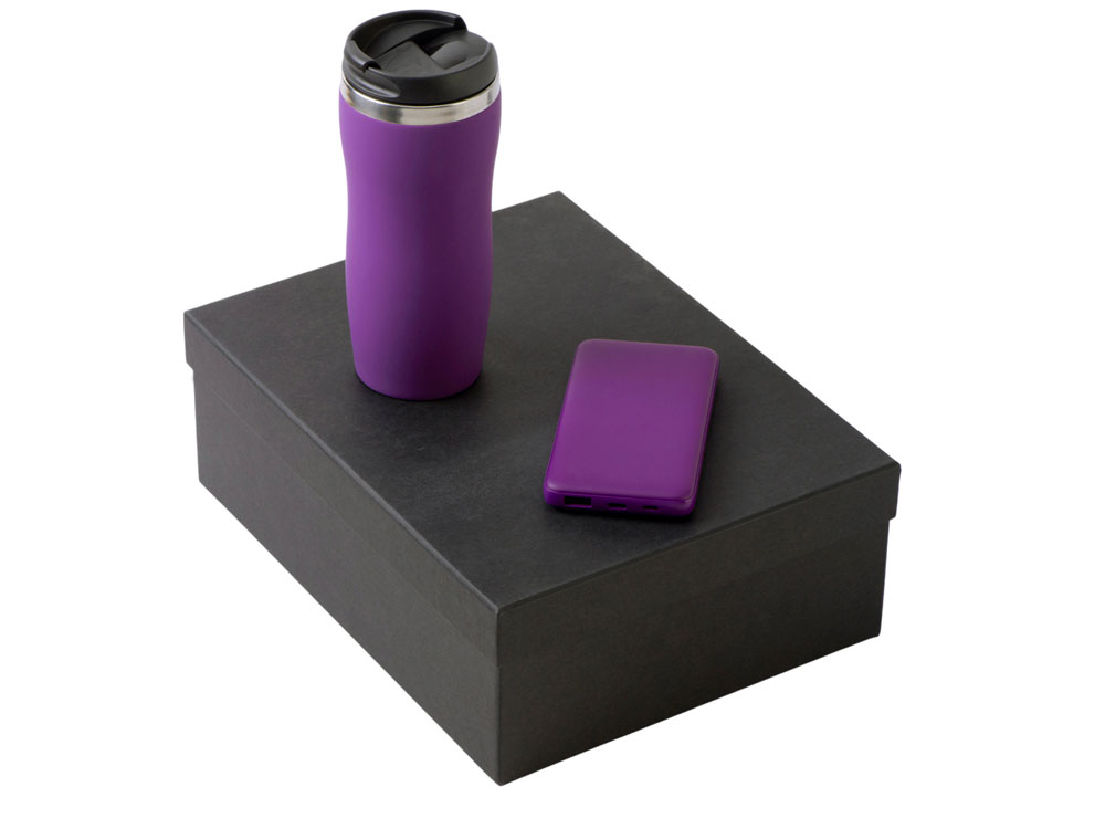 Подарочный набор COLOR IT c термокружкой и повербанком