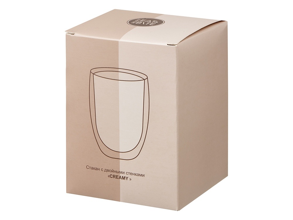 Стакан с двойными стенками Creamy