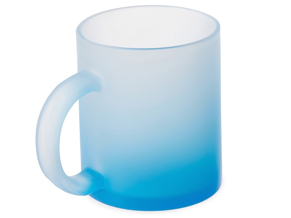 Стеклянная матовая кружка с градиентом для сублимации Омбре