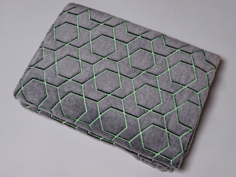 Светящийся в темноте плед Lattice