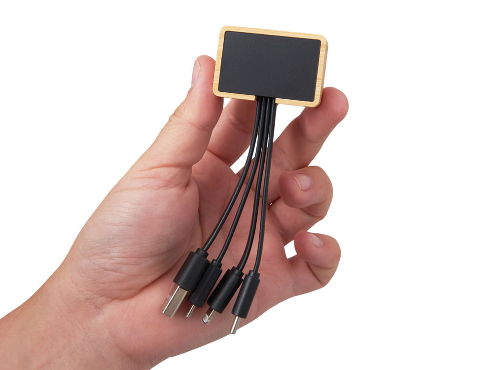 Кабель 3-в-1 с подсветкой лого Reedia S6