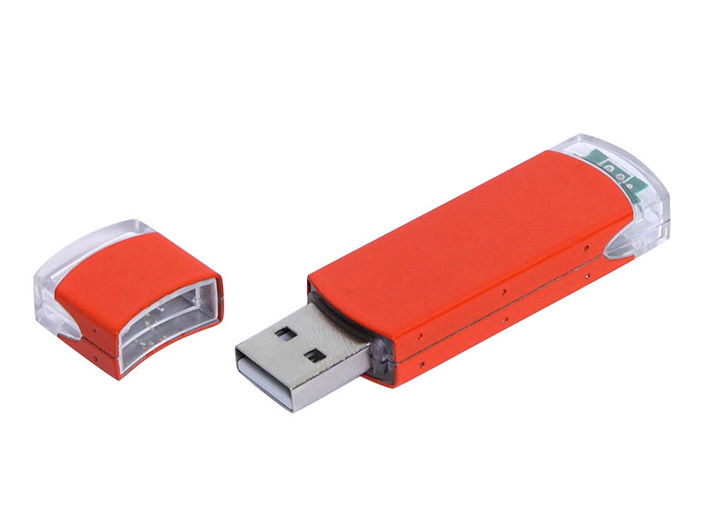 Флеш-накопитель USB 2.0 на 8 Гб классического прямоугольного дизайна для промоакций